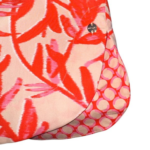 Marc Cain Blouse  Top Orange/Peach Tan EUC Size N6 US 12 - Picture 9 of 11